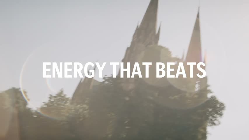City skyline with the campaign title Energy That Beats.